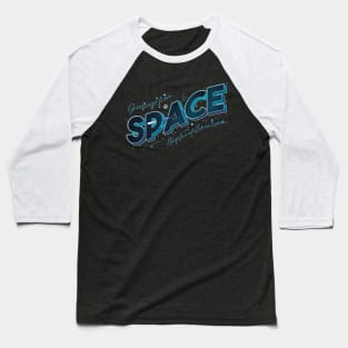 Greetings From Space | Retro Lettering Baseball T-Shirt